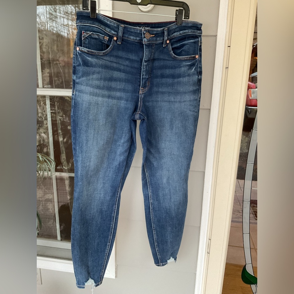 Maurices Jegging Skinny Jeans Womens Size 16w Reg Blue Meas. 37x29.5